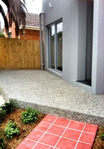 concrete driveway exposed aggregate