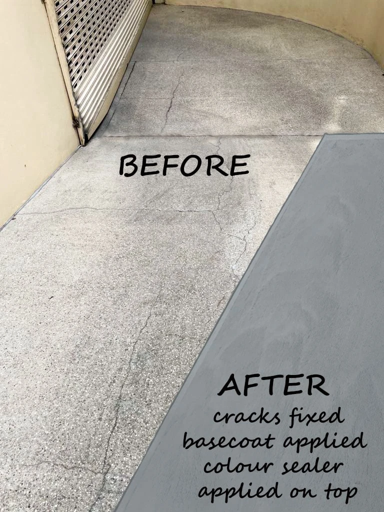 concrete driveway resurfacing