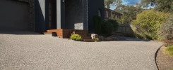 exposed aggregate concrete driveways